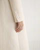 Blanche Manteau Long