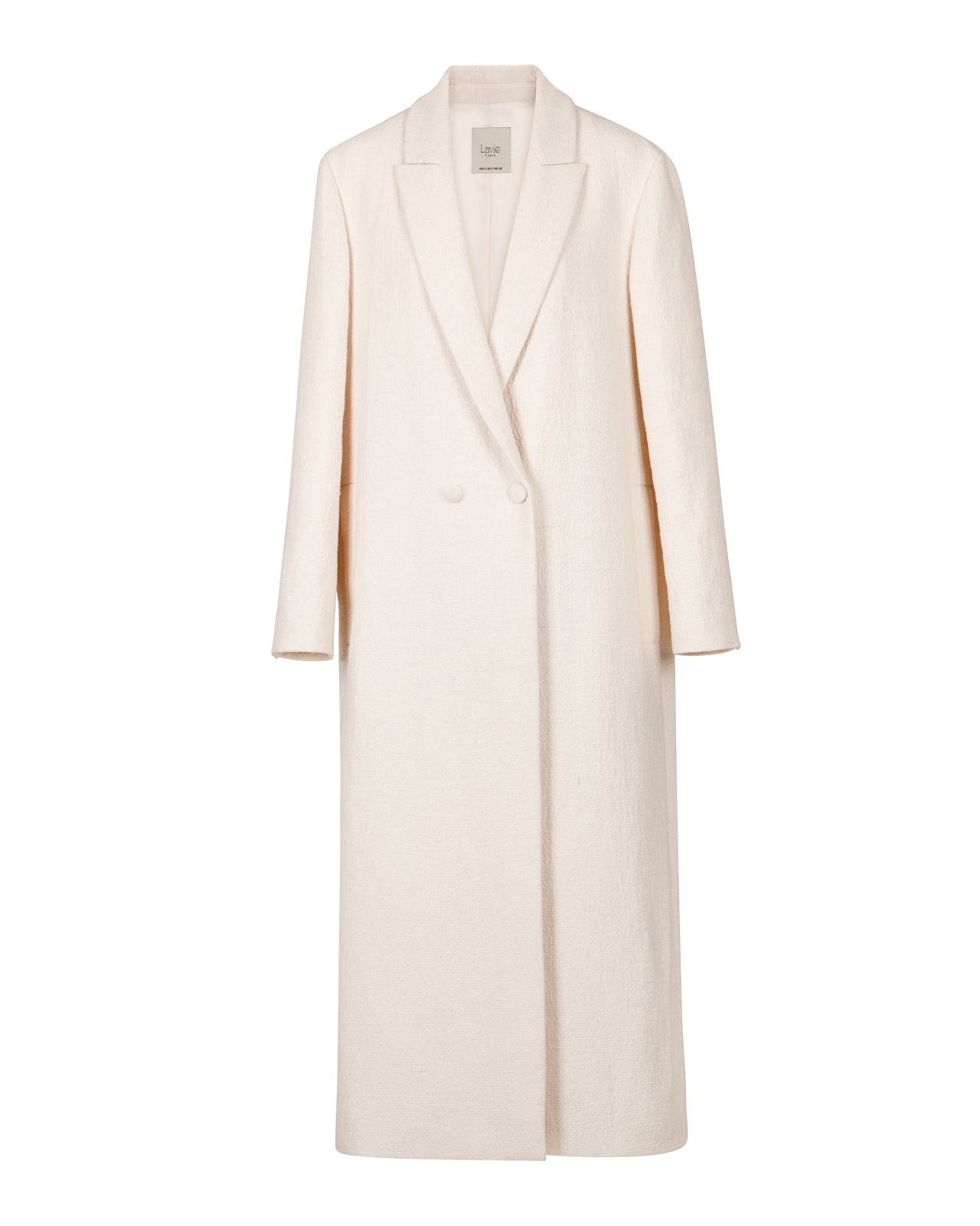 Blanche Manteau Long